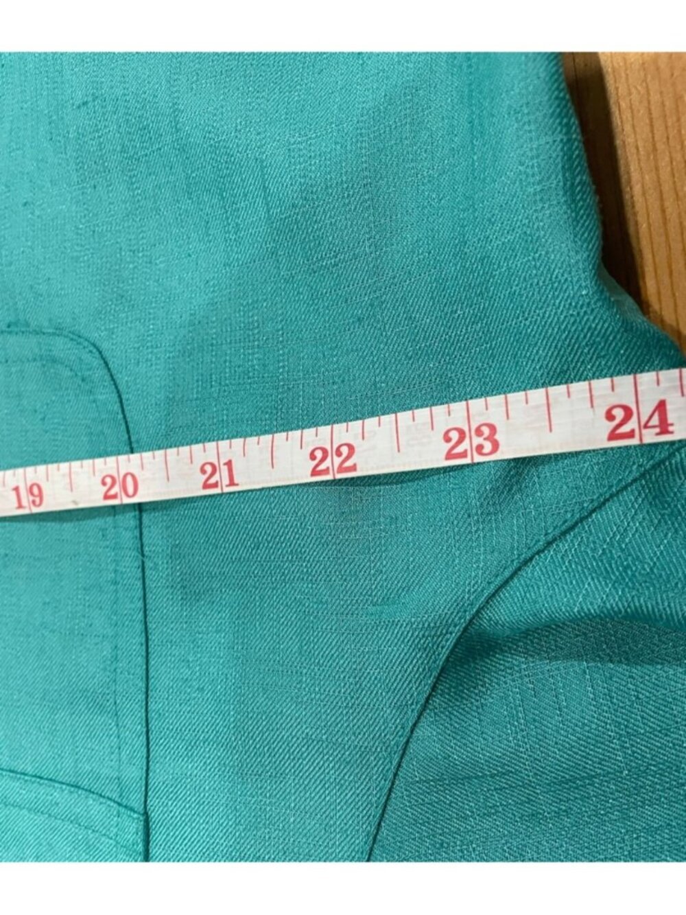 Vintage Rouie Turquoise Button Front Shift Dress Size 18 - Picture 10 of 11